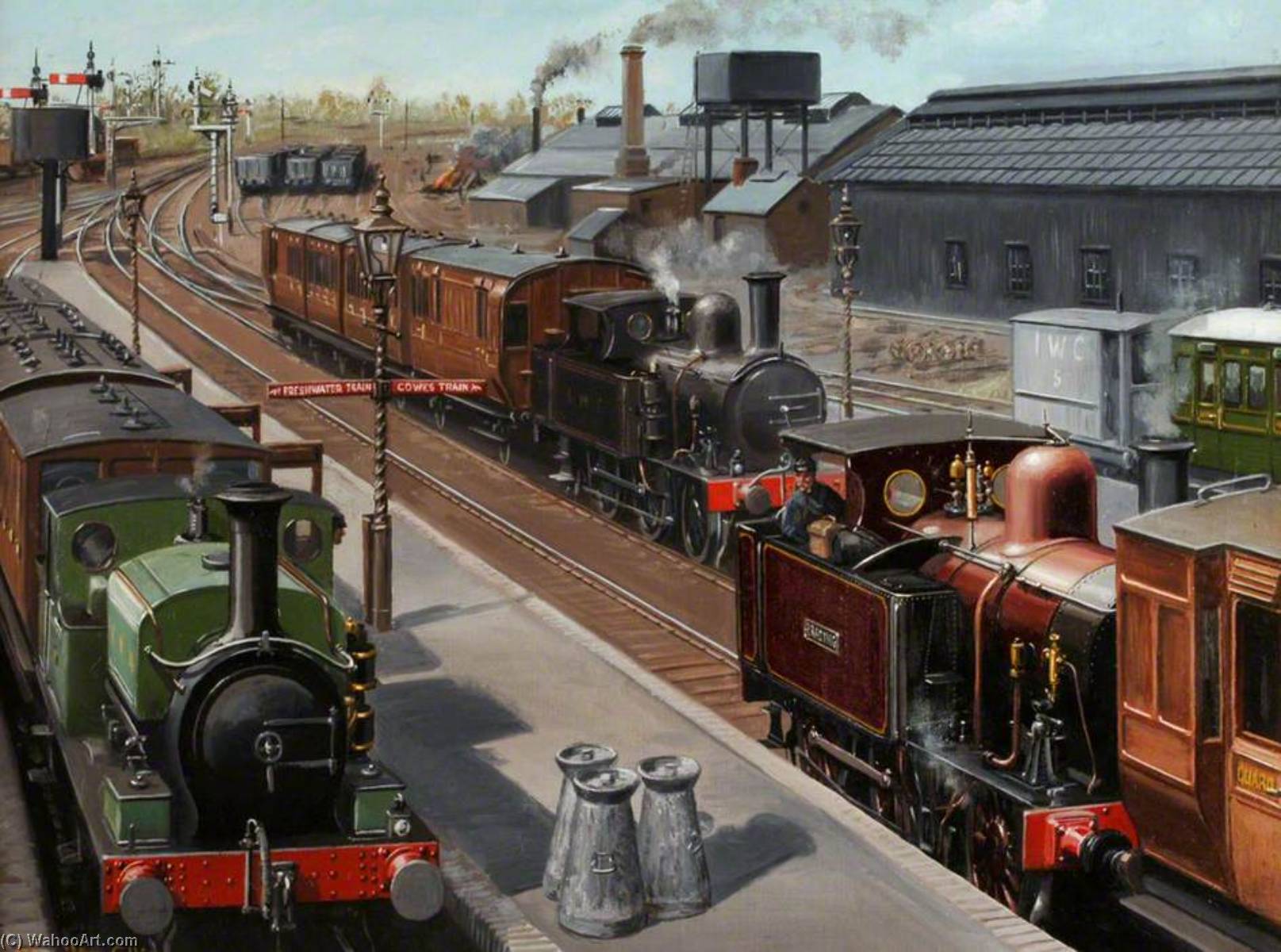 Newport Station — Cuthbert Hamilton Ellis