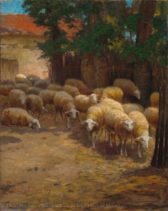 Flock Of Sheep — Georgia Timken Fry