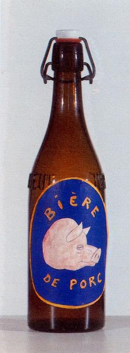Bottle With Label — Рене Магритт