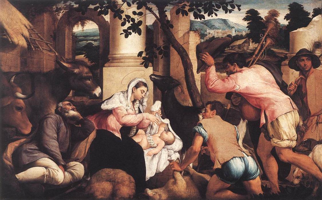 Adoration Of The Shepherds — Jacopo Bassano (jacopo Da Ponte)