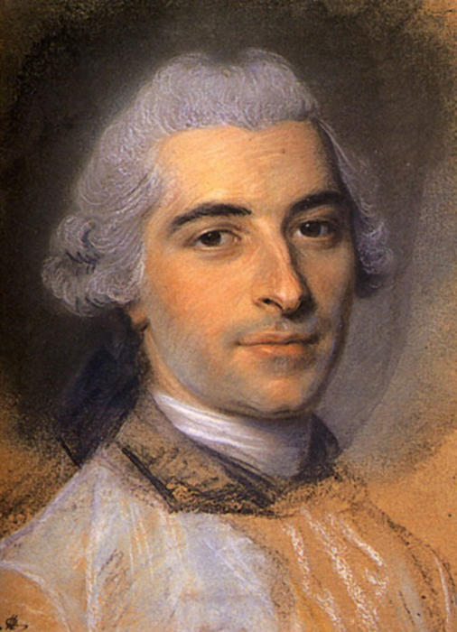 Study For Portrait Of Unknown Man — Maurice Quentin De La Tour