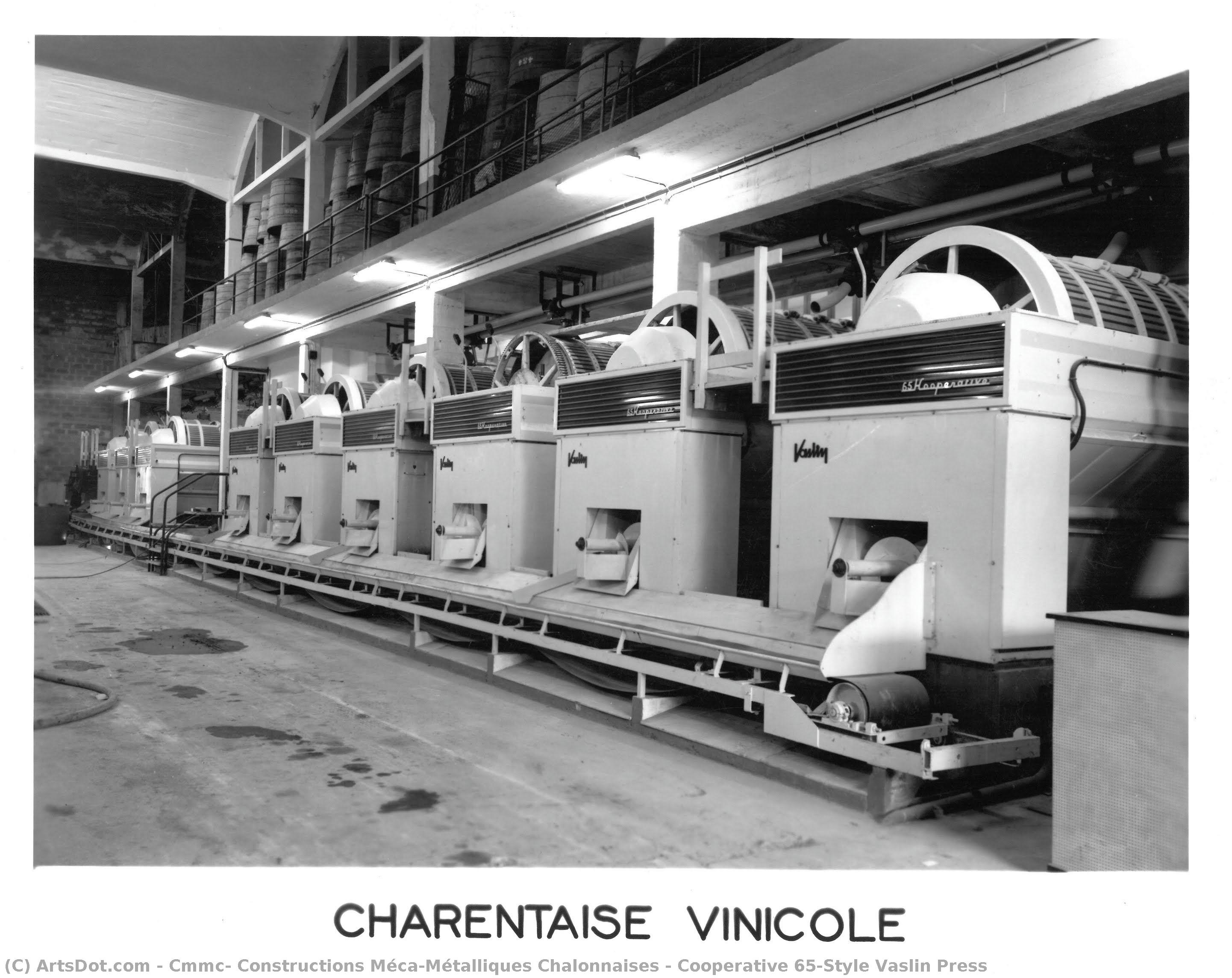 Cooperative 65-style Vaslin Press — Cmmc, Constructions Méca-métalliques Chalonnaises
