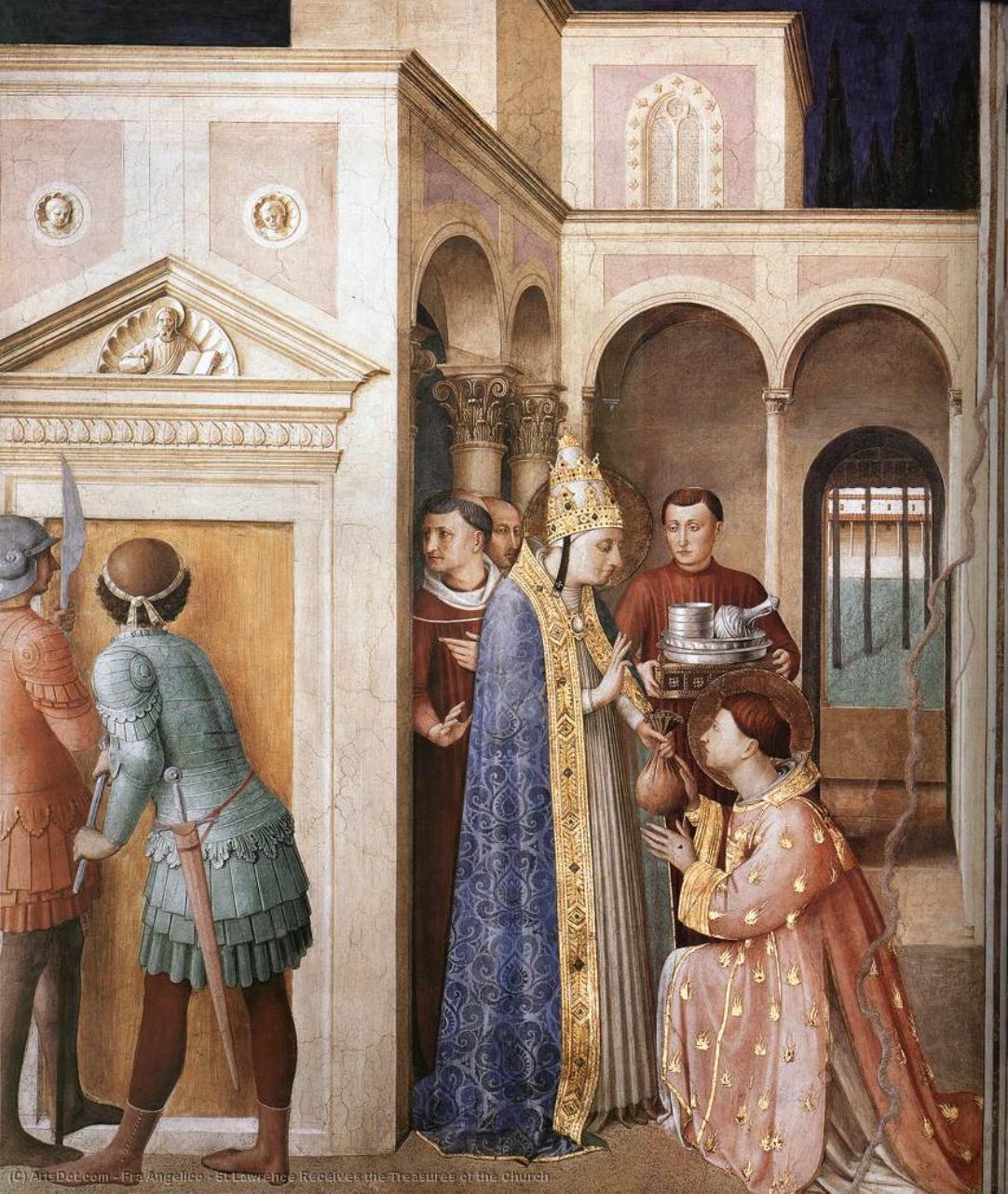 St Lawrence Receives The Treasures Of The Church — Фра Анђело