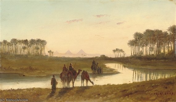 Sunrise On The Nile — Charles Théodore Frère Dit Frère Bey