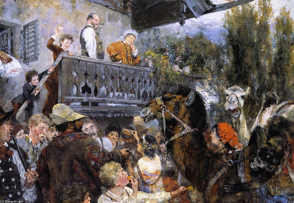Camel Driver At Partenkirchen — Адолф Фон Менцел