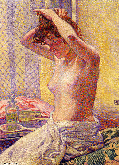 Woman At Her Toilette — Theo Van Rysselberghe