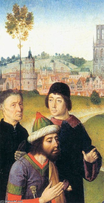 The Meeting Of Abraham And Melchizedek (detail) — Aelbrecht Bouts