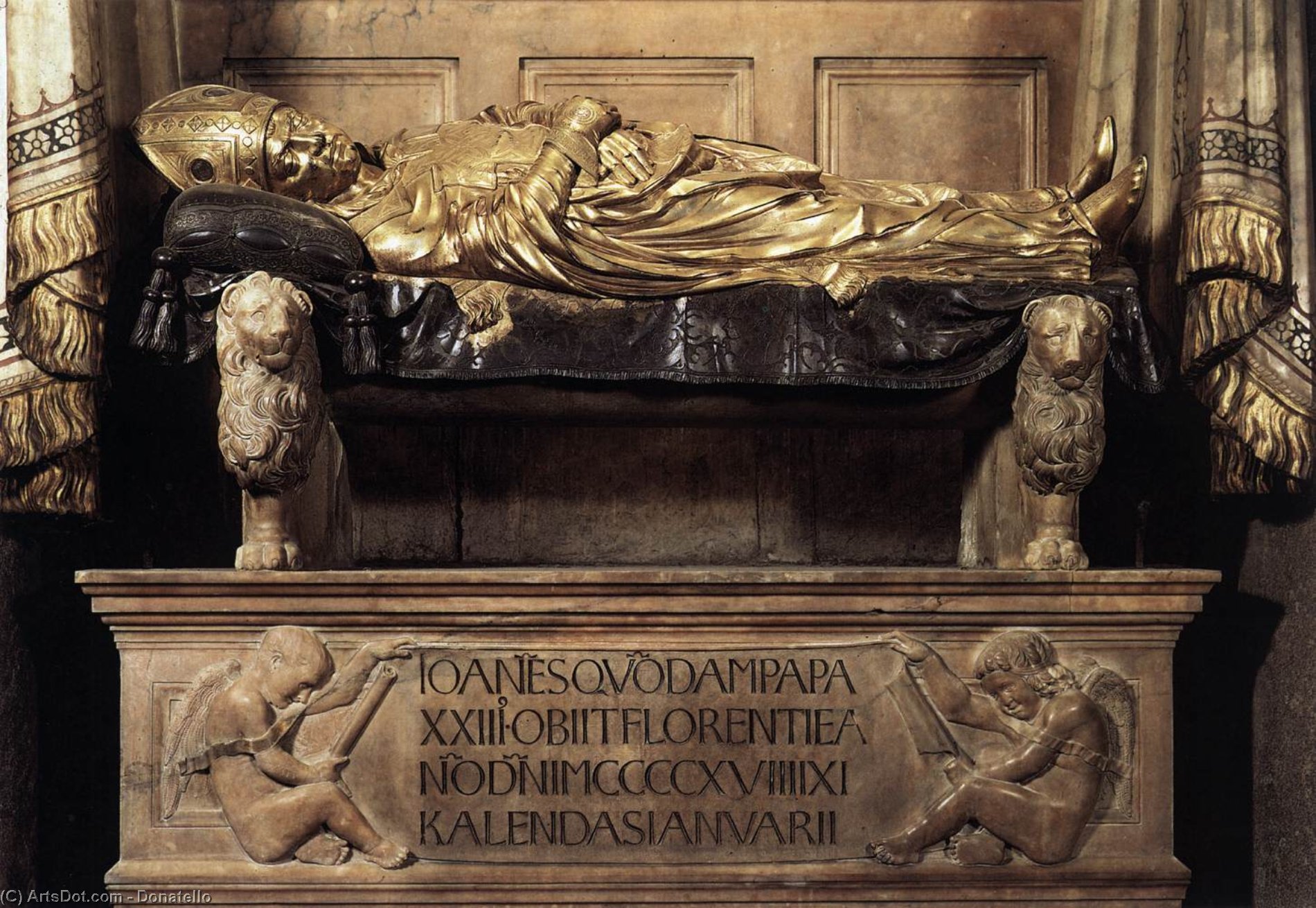 Funeral Monument To John Xxiii (detail) — Donato