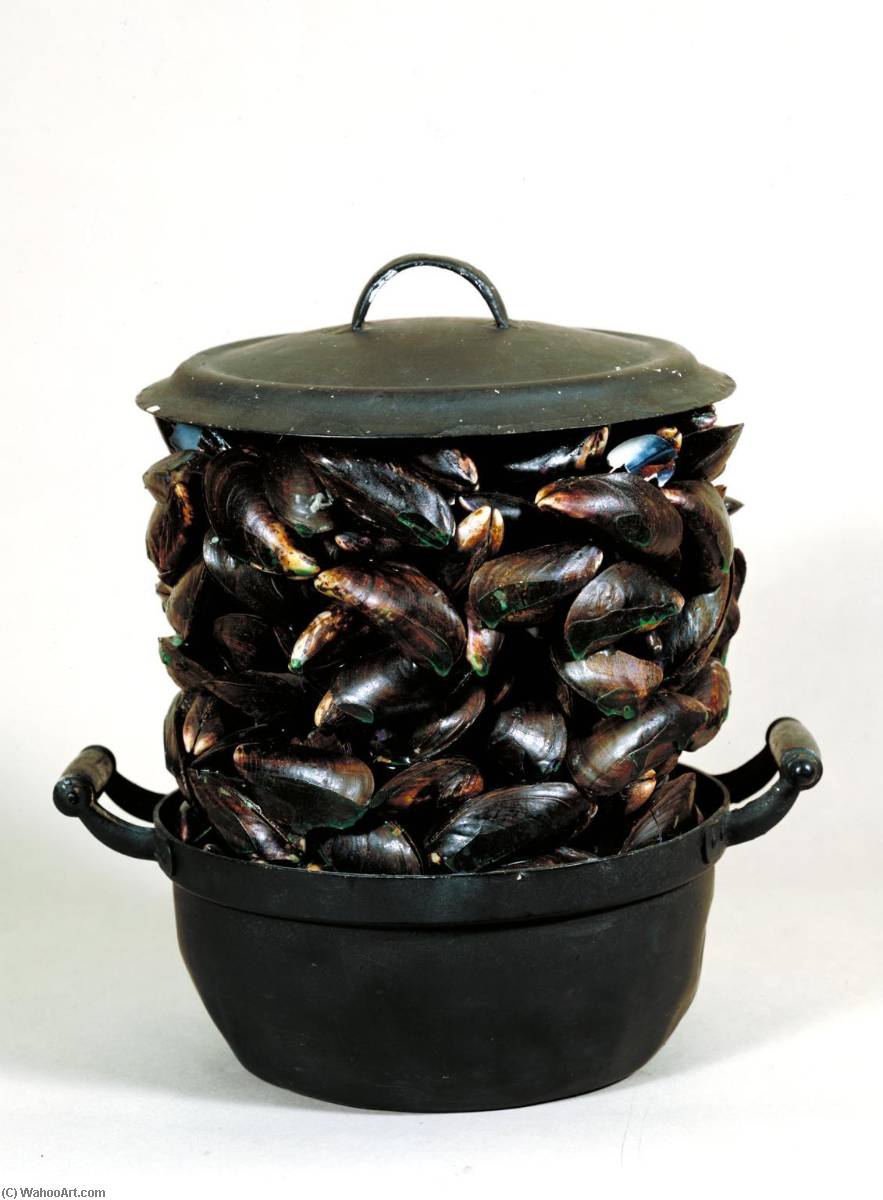 Casserole And Closed Mussels — Marcel Broodthaers
