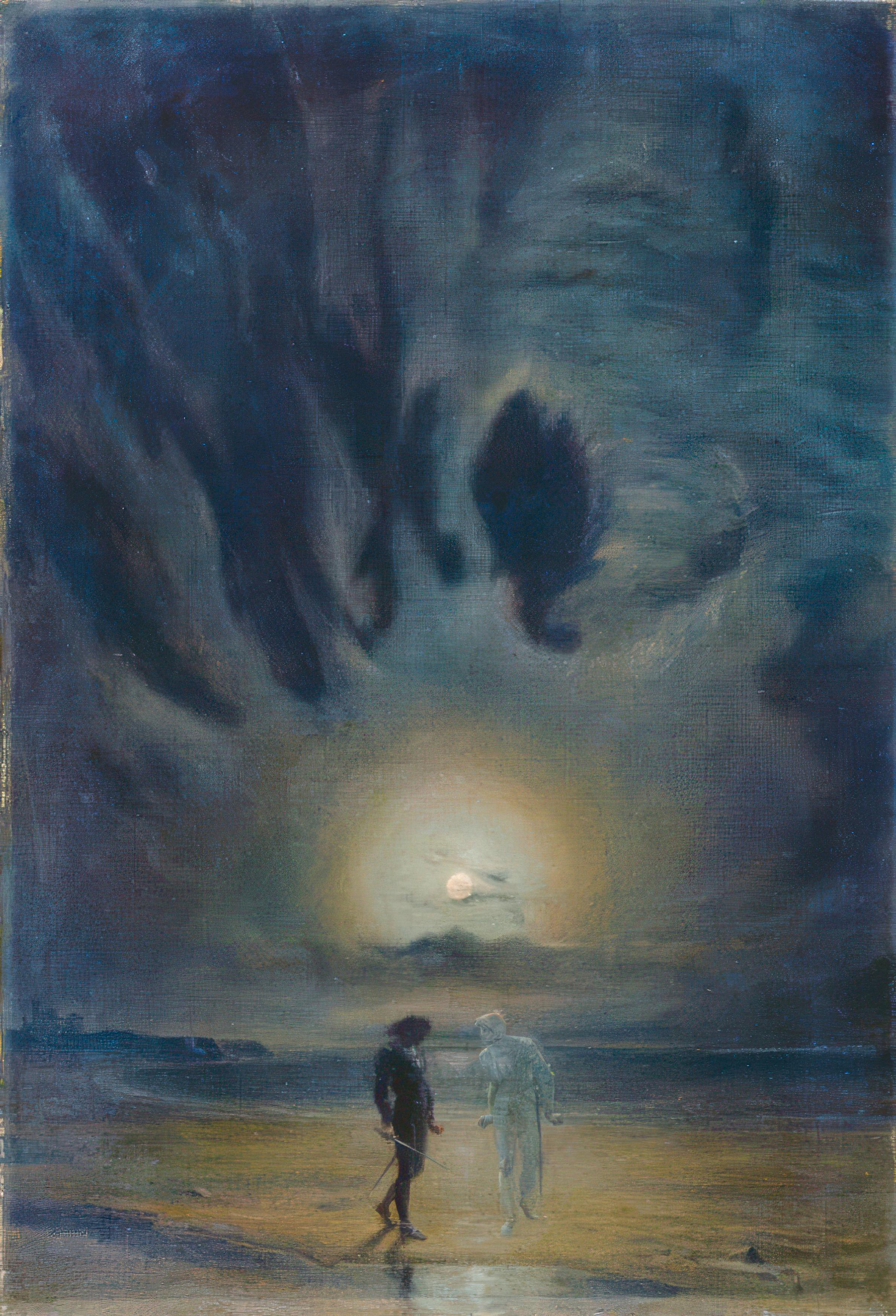 Hamlet And The Ghost — Frederick James Shields