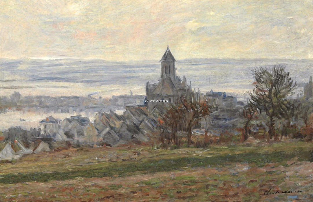 The Church Of Vetheuil — Claude Monet