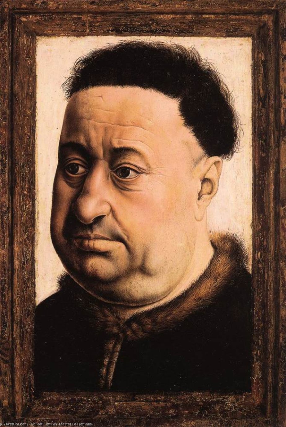 Portrait Of A Fat Man — Robert Campin (master Of Flemalle)