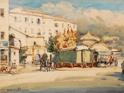A Continental Market Square — Arthur Henry Church