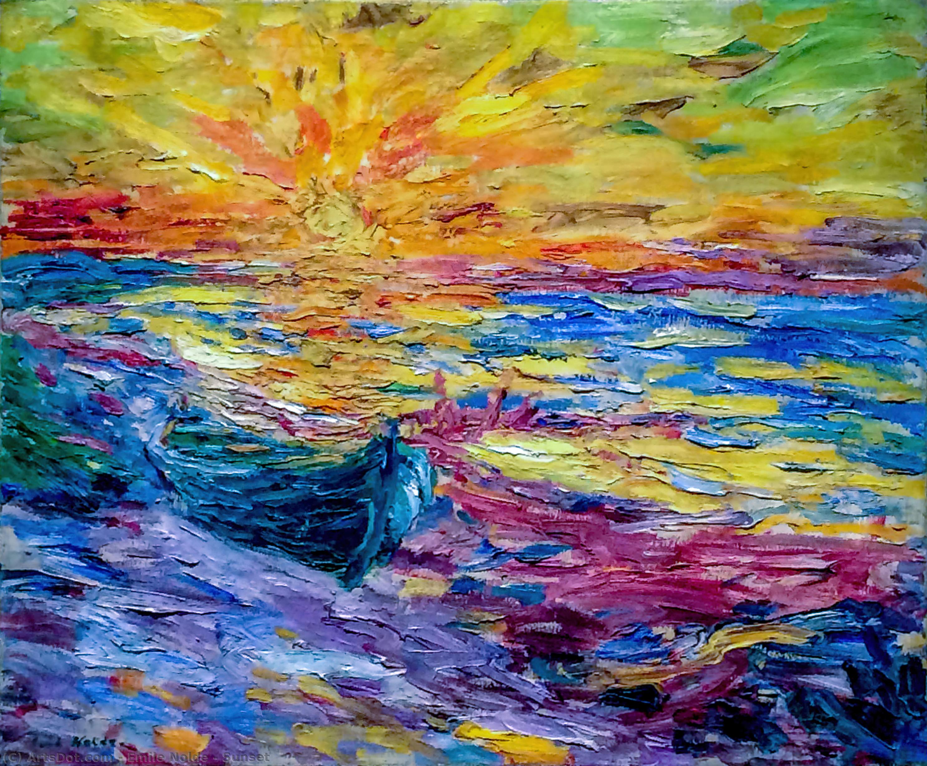 Sunset — Emil Nolde