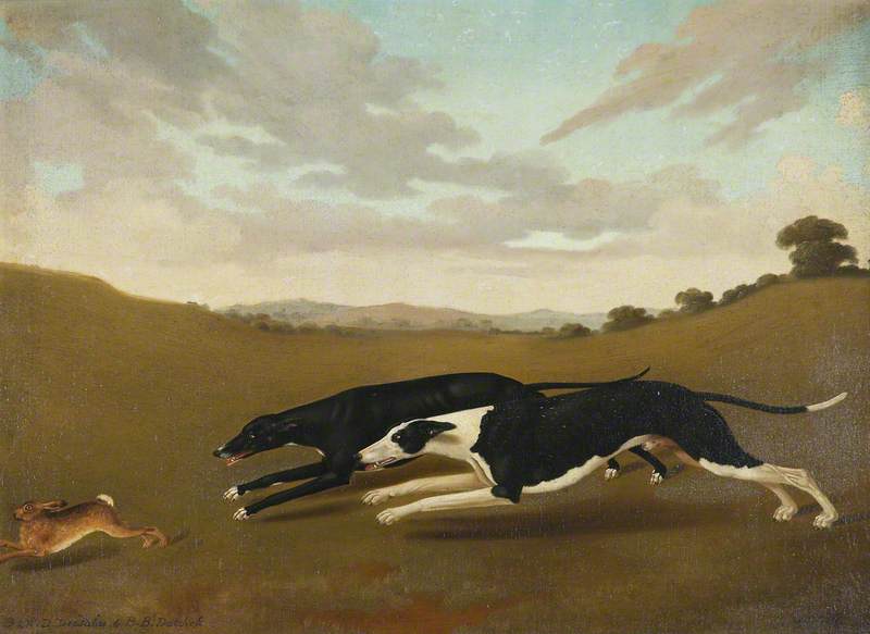 Two Greyhounds, Called ‘deadalas’ And ‘datchess' — Edmund Ward Gill