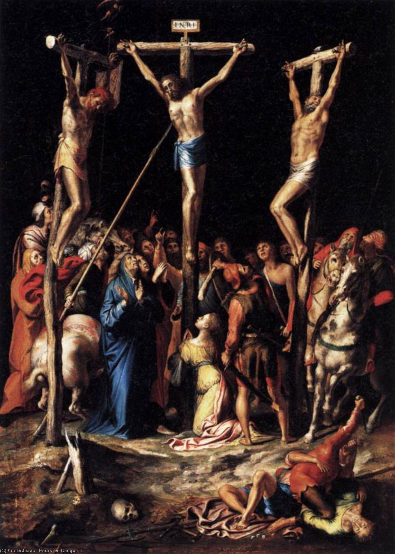 Crucifixion — Pedro De Campaña