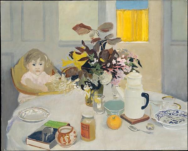 Lizzie At The Table — Fairfield Porter
