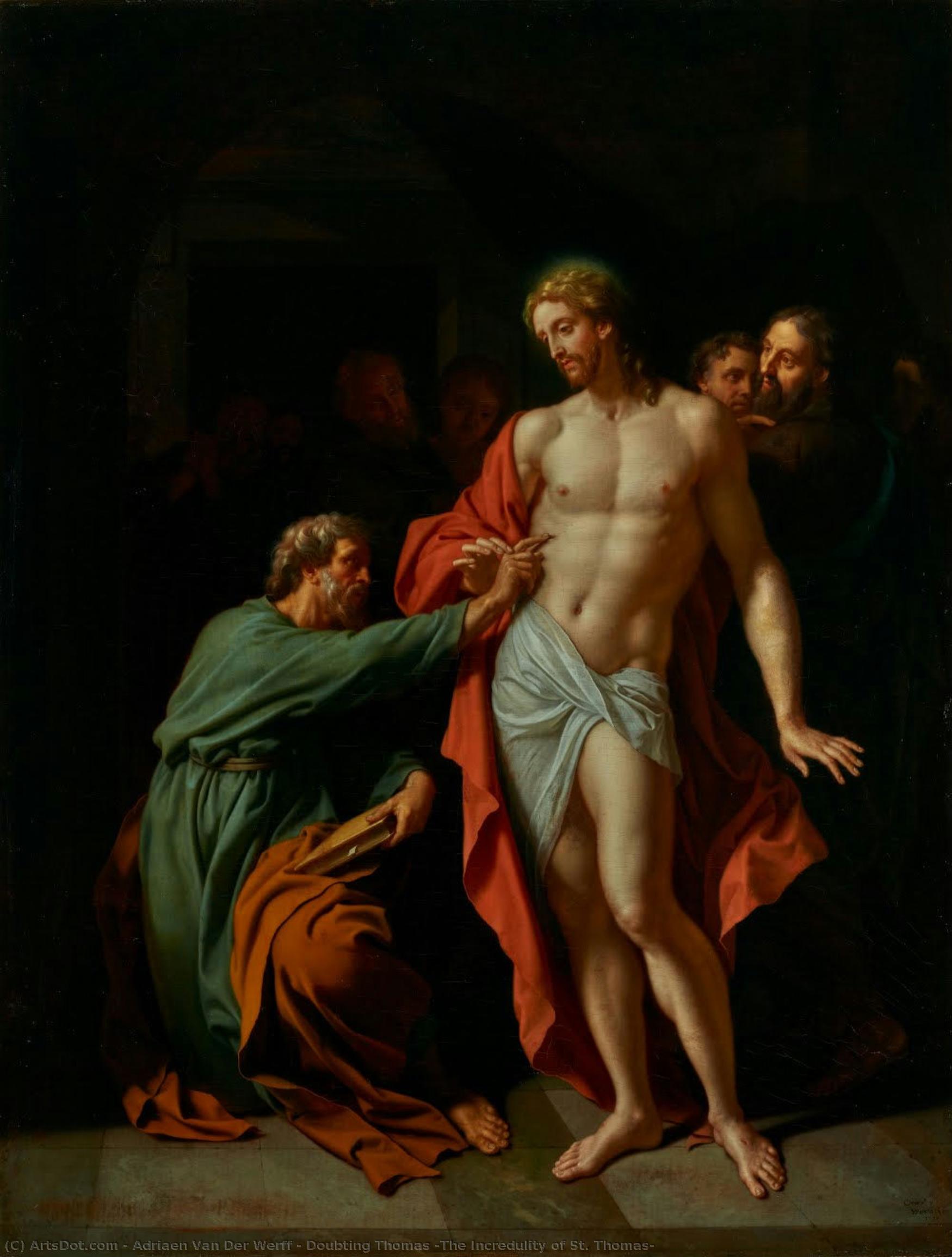Doubting Thomas (the Incredulity Of St. Thomas) — Adriaen Van Der Werff