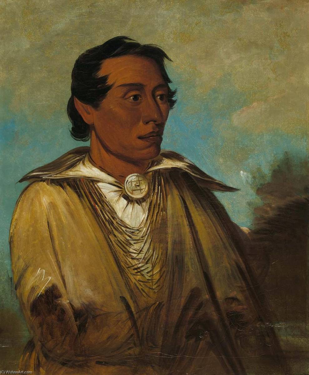 Kee Án Ne Kuk, Foremost Man, Chief Of The Tribe — George Catlin