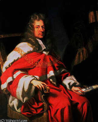 Portrait Of Judge George Jeffreys, First Baron Of Wem — Johann Closterman