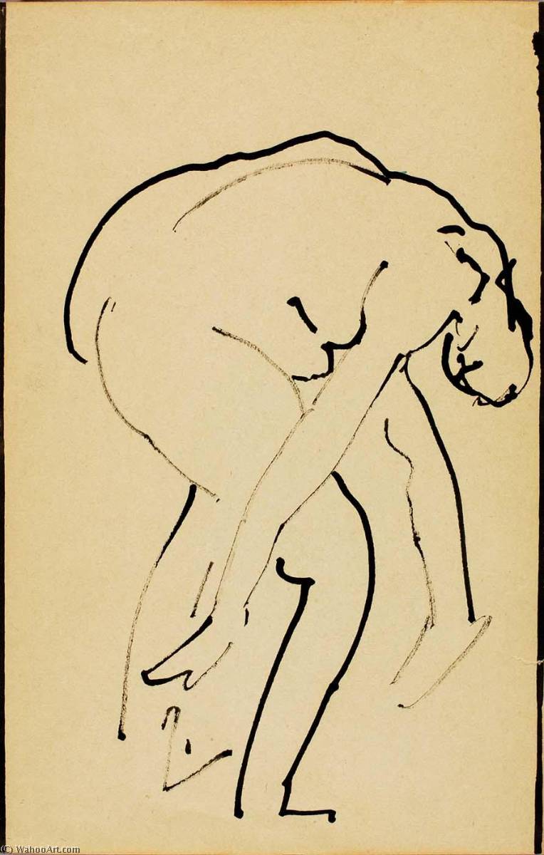 Bending Nude — Alfred Henry Maurer