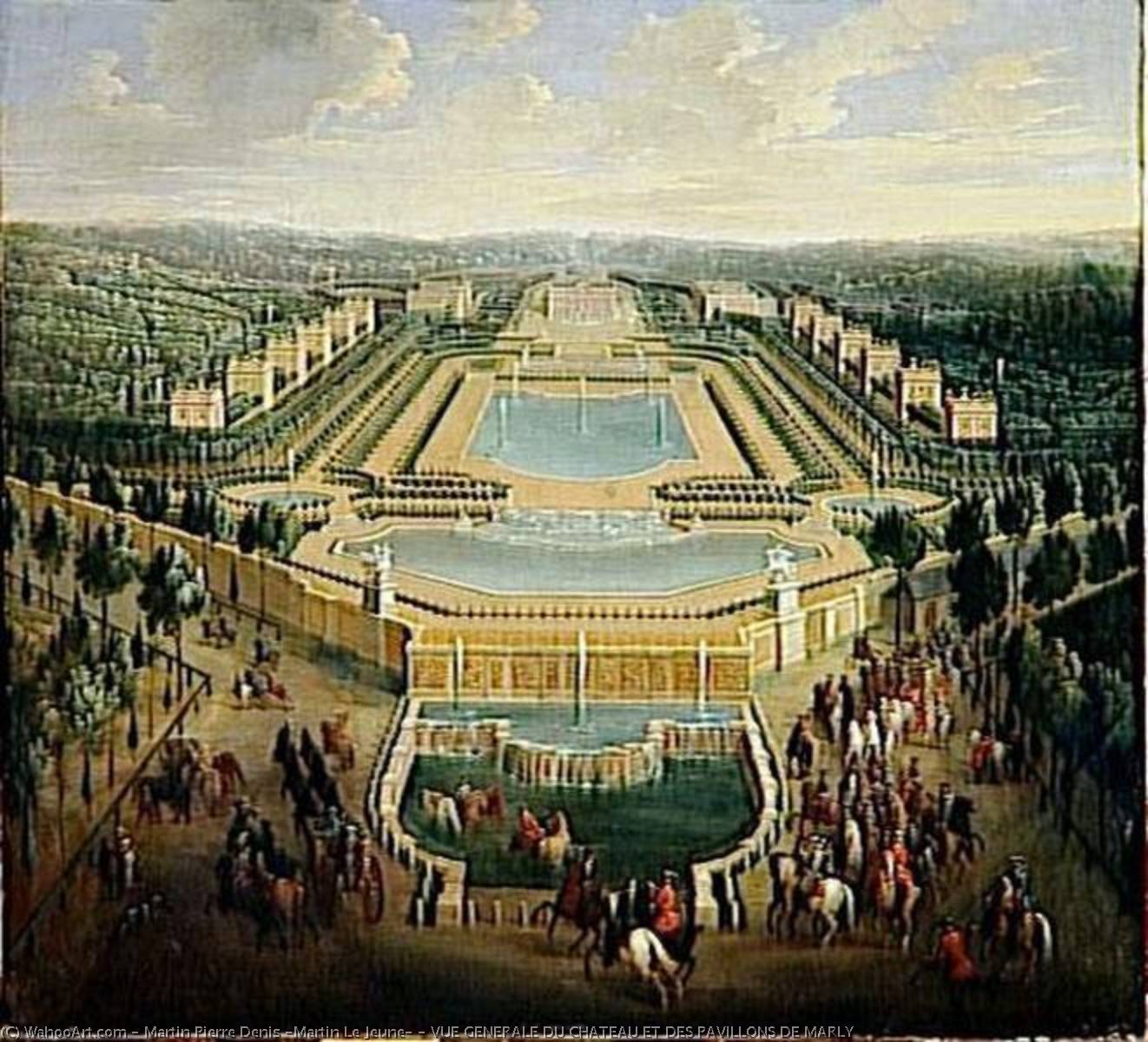 Vue Generale Du Chateau Et Des Pavillons De Marly — Martin Pierre Denis (martin Le Jeune)