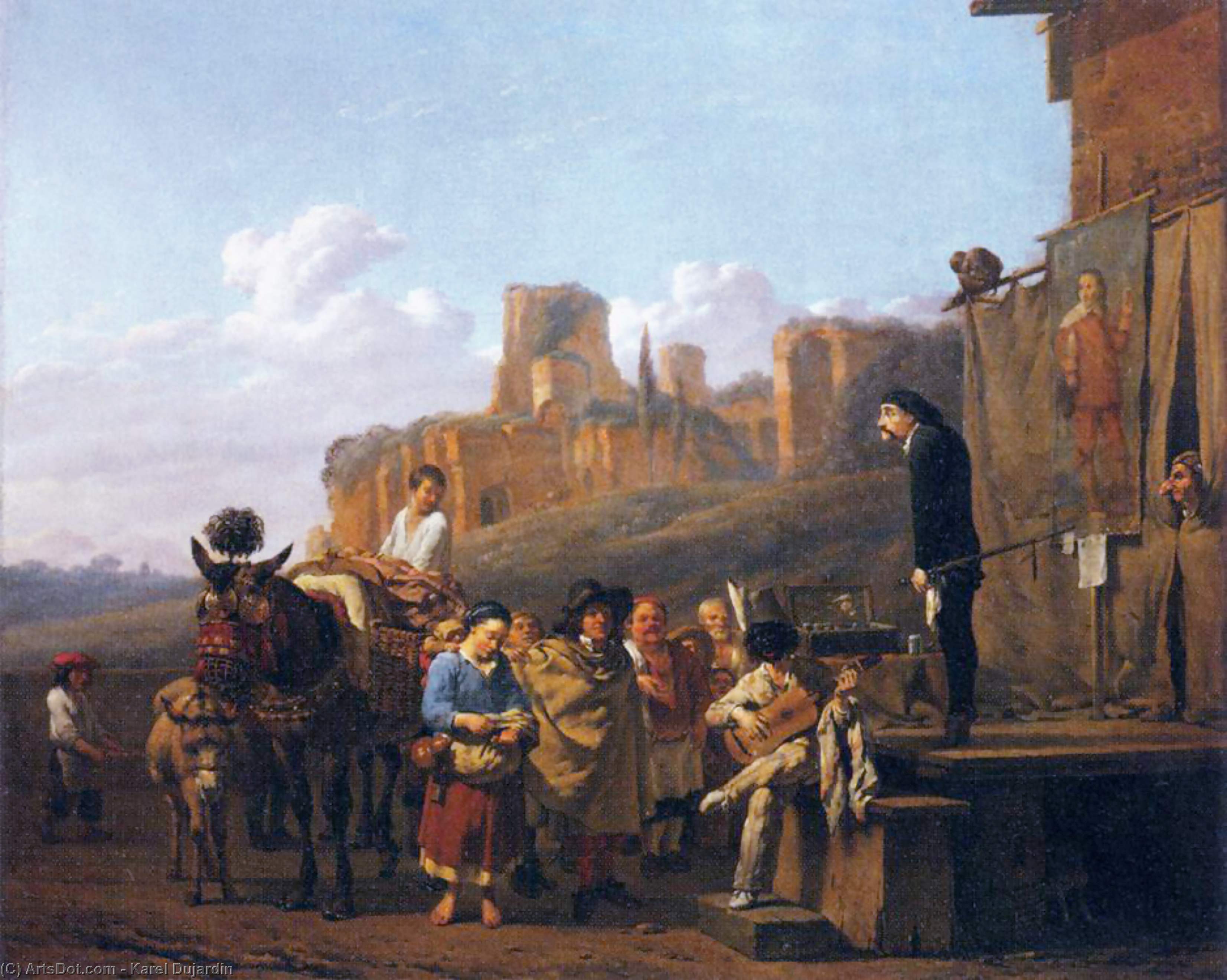 A Party Of Charlatans In An Italian Landscape — Karel Dujardin