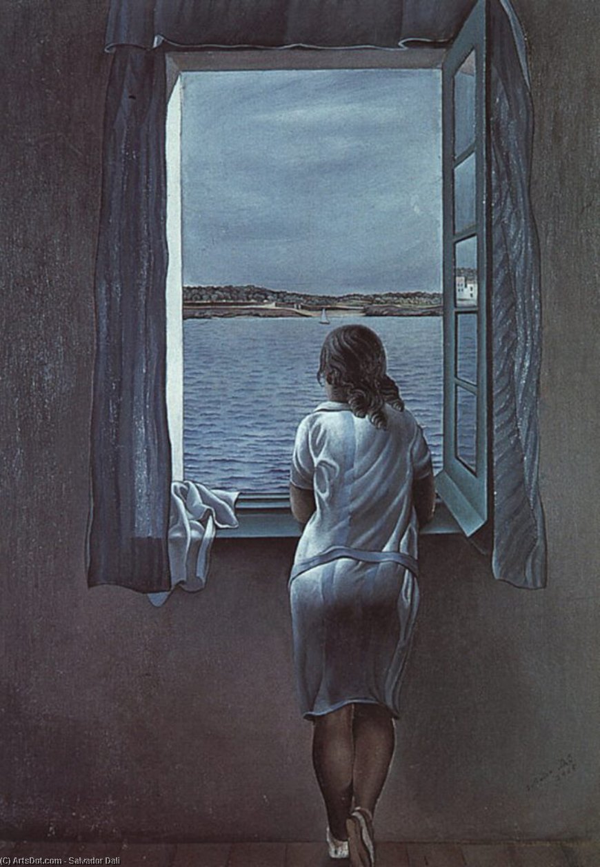 Figura En La Ventana — Salvador Dalí