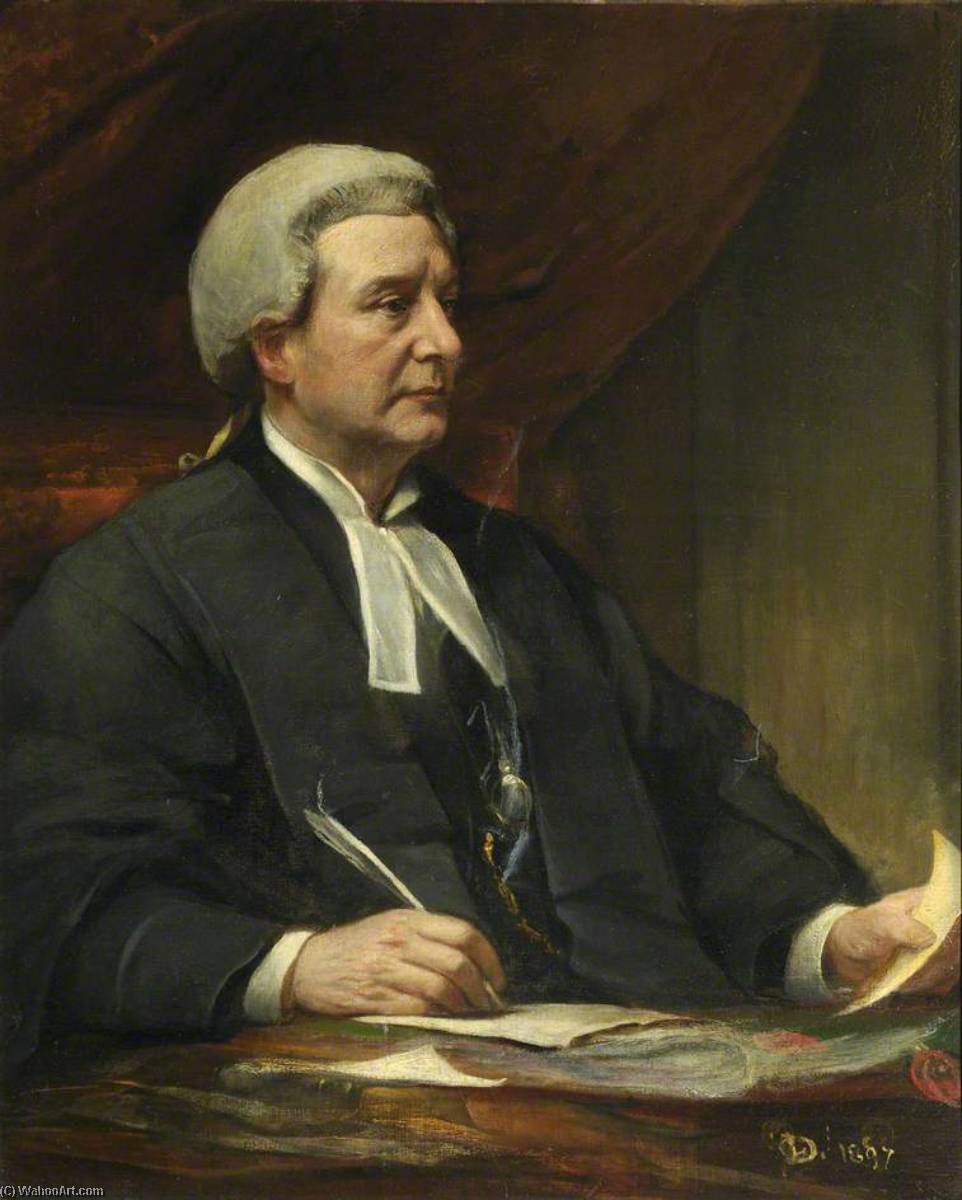 The Right Honourable Lord Justice Sir Robert Romer (1840–1918), Pc, Kc, Gcb — Lowes Cato Dickinson