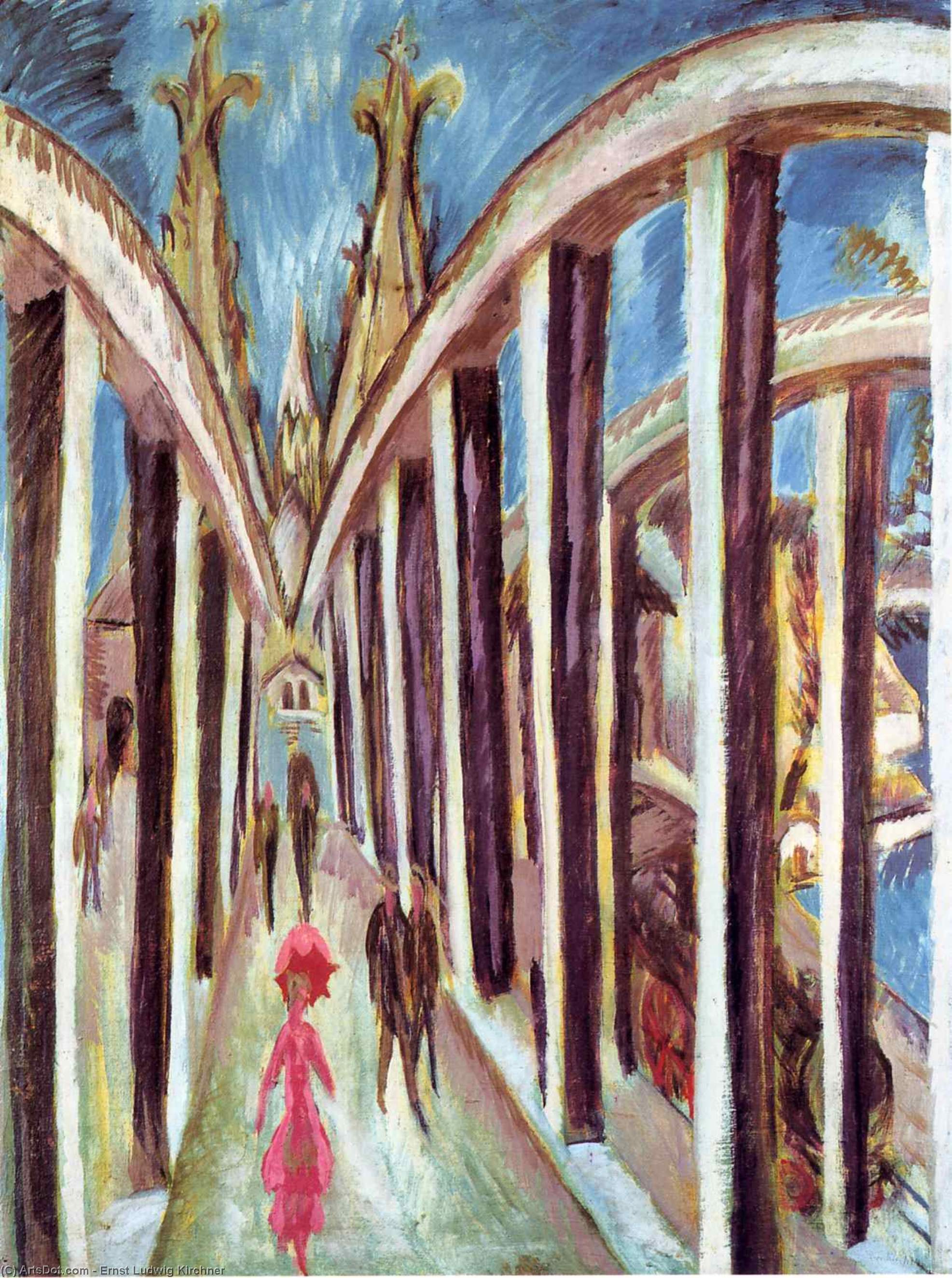 The Rhine Bridge — Ernst Ludwig Kirchner
