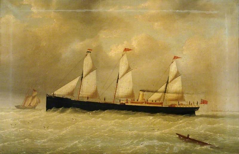 The Hull Steamship 'edith' Off Spurn, East Riding Of Yorkshire — William Daniel Penny