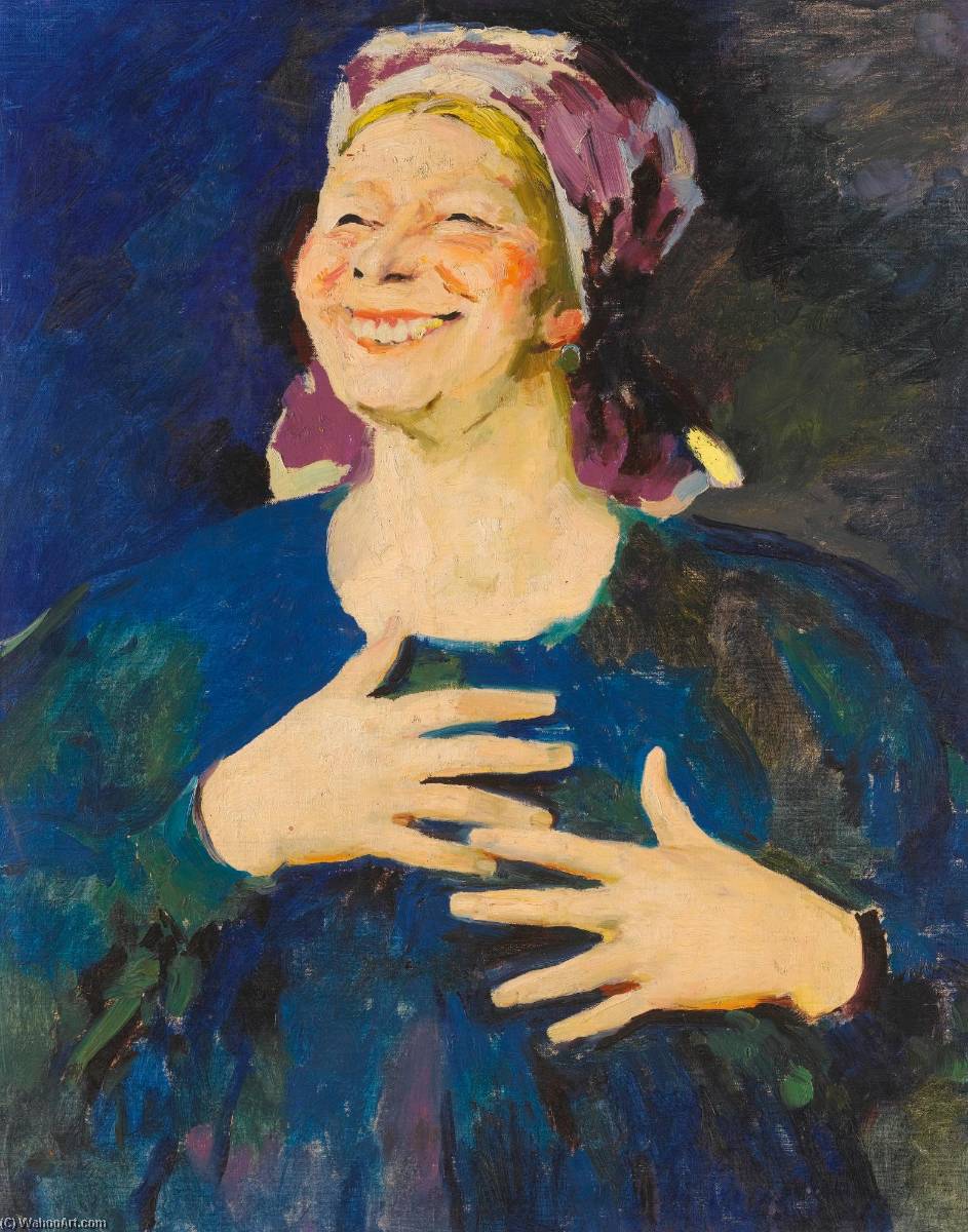 Laughing Baba — Filipp Andreevich Maliavin