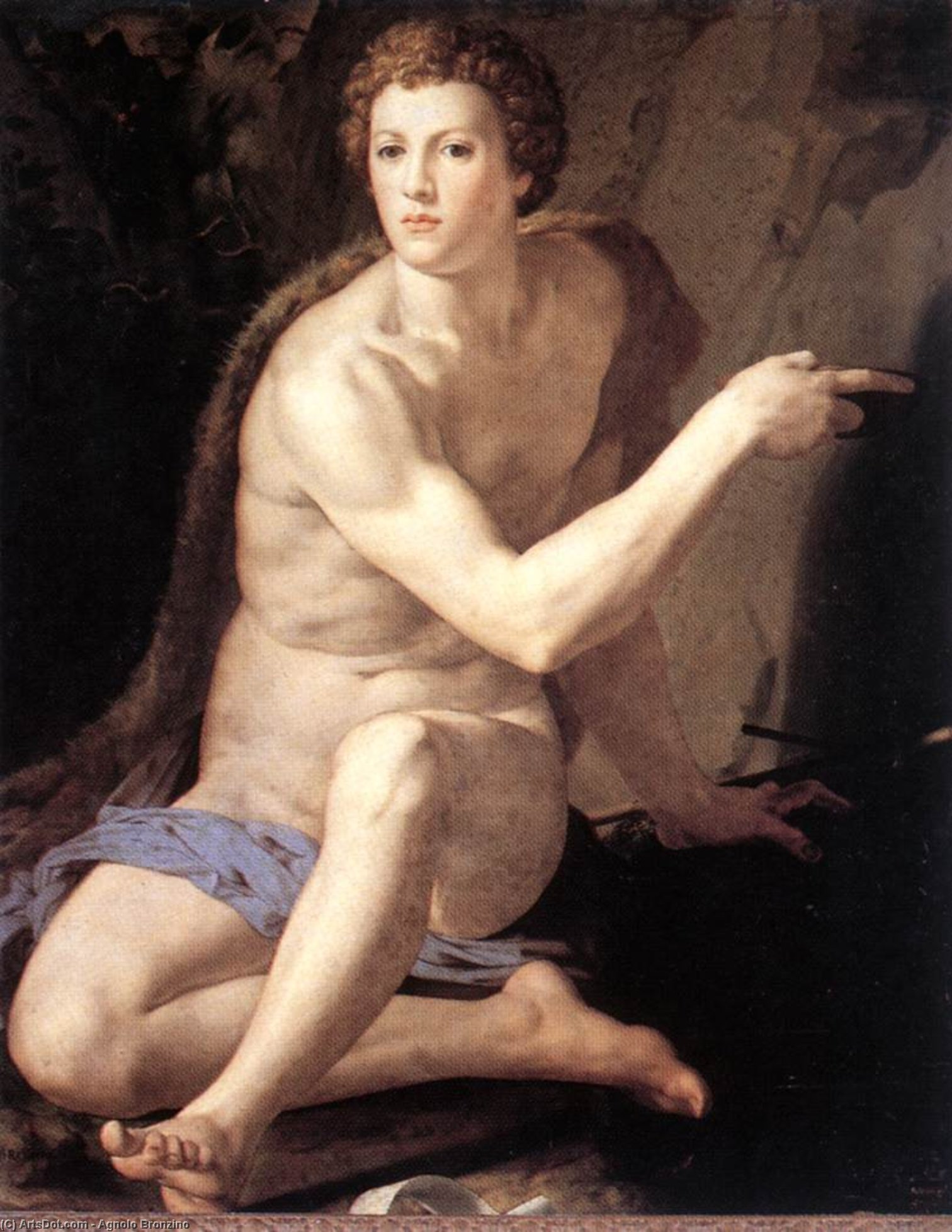 St John The Baptist — Агноло Бронзино