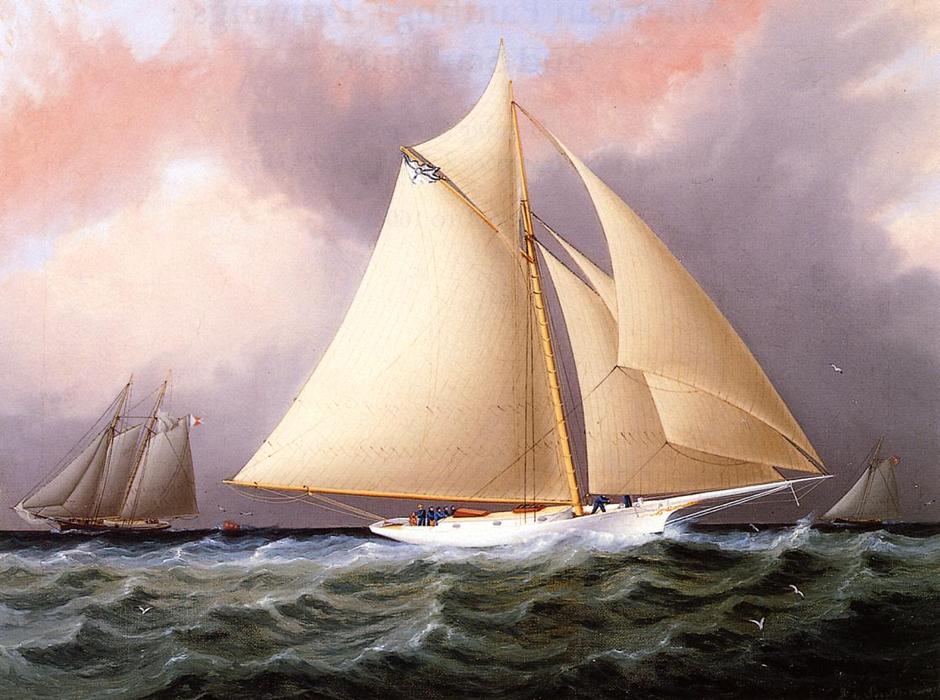 Yacht Under Full Sail — James Edward Buttersworth