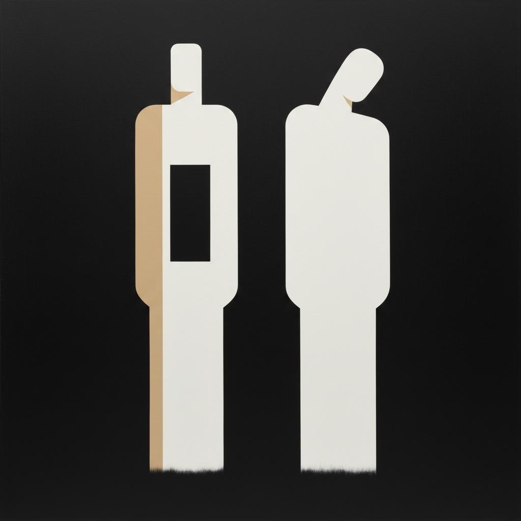 Echoes Of Solitude: A Monolithic Study In Shadow And Silent Form — Laurent Fabre