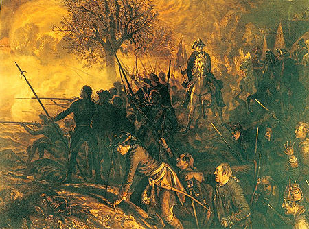 Federico Ii In The Battle Of Hochkirch — Adolph Von Menzel