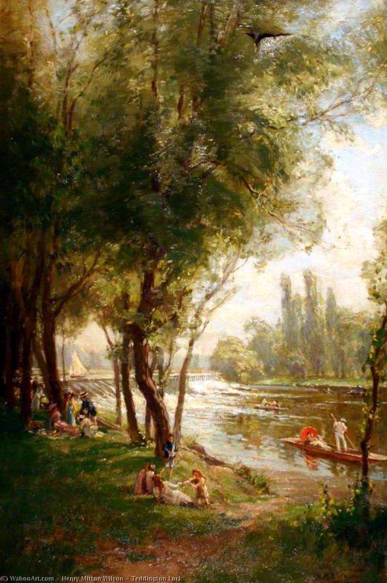 Teddington Lock — Henry Míton Wilson
