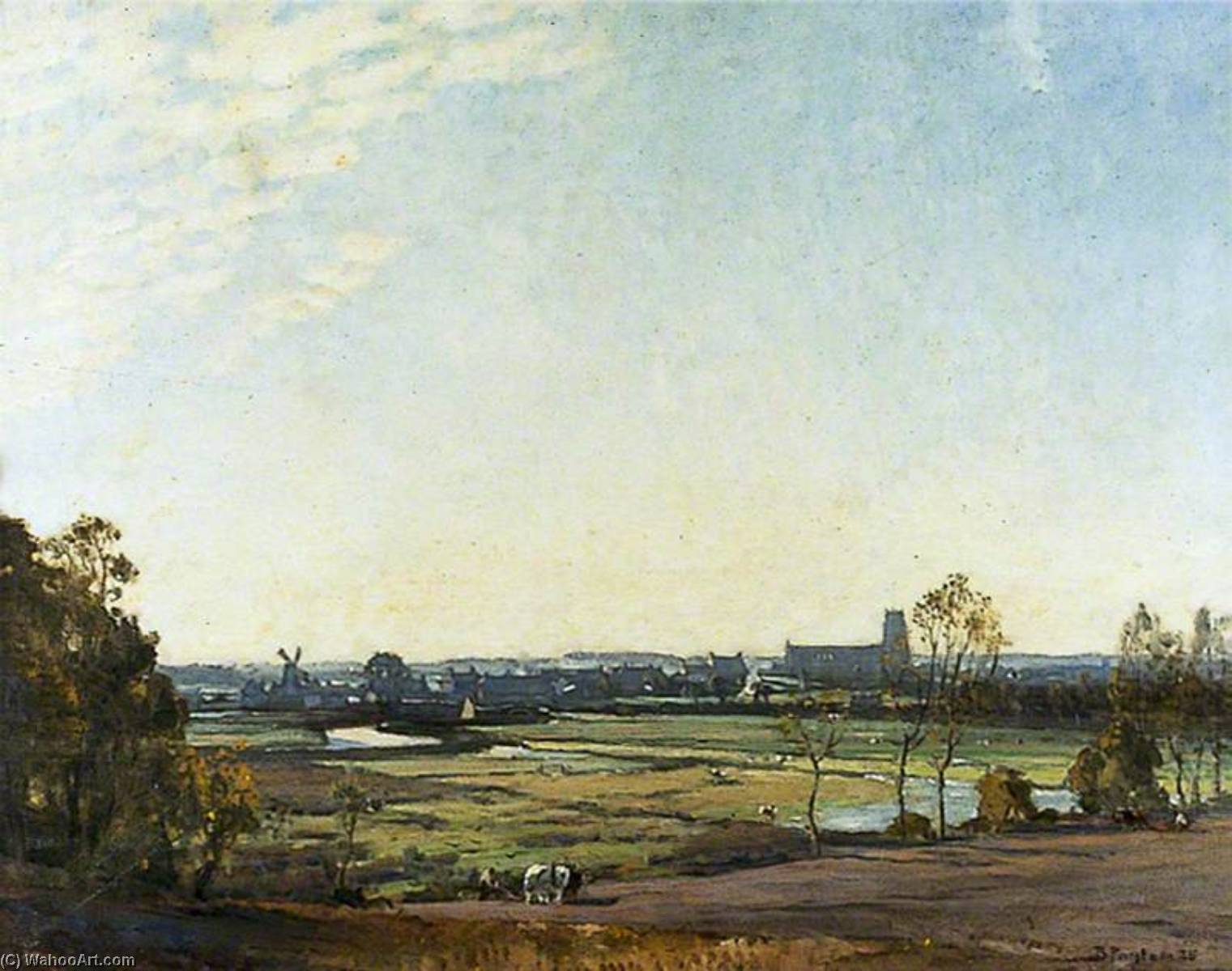 Blytheborough From Henham — Bertram Priestman