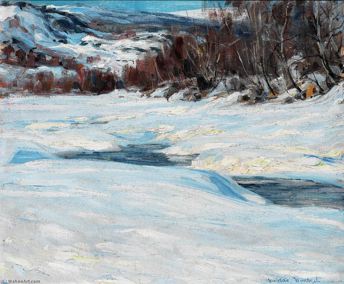 Vintelandskap — Gustav Wentzel