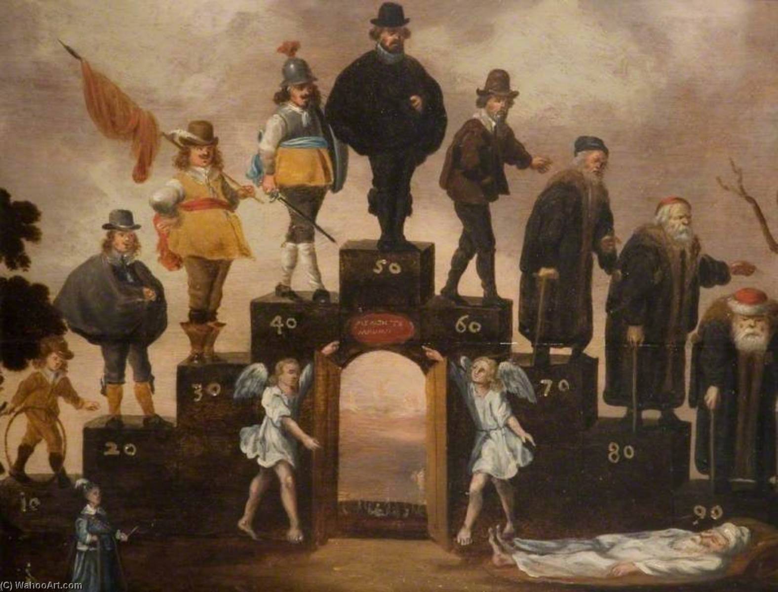 The Ages Of Man — Cornelis Saftleven (cornelis Zachtleven)