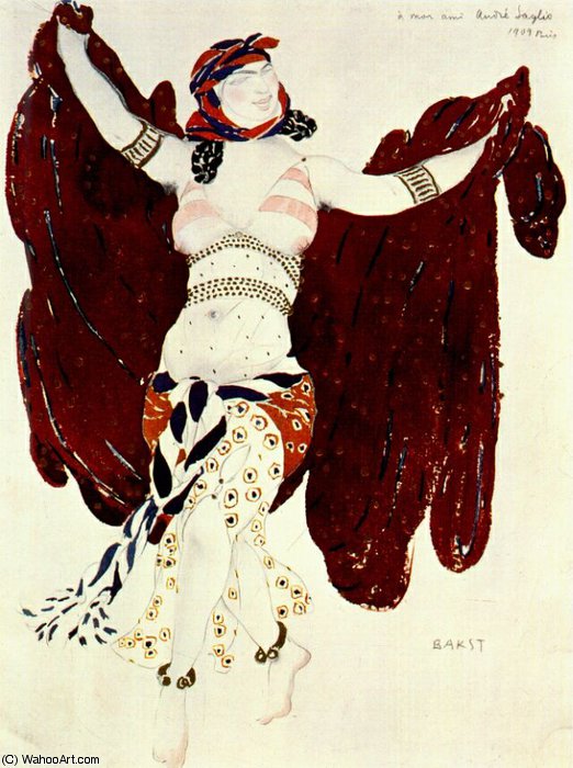 Cleopatre Syrian Dance — Léon Bakst