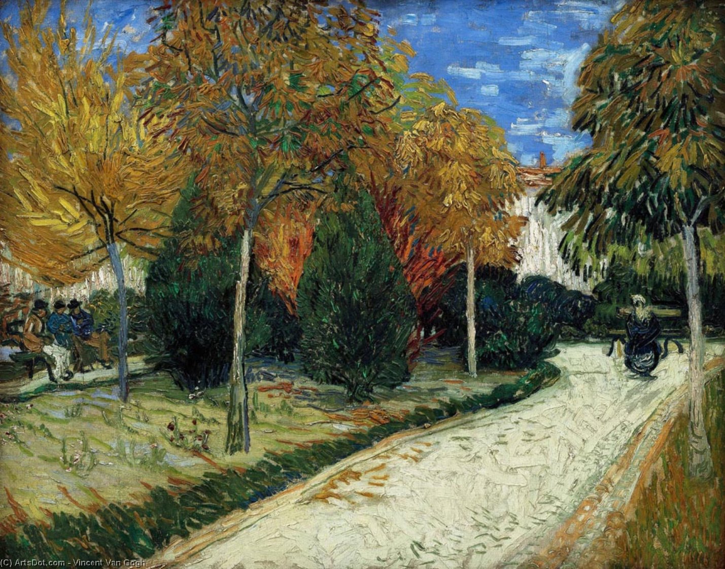 Public Park At Arles, The — Vincent Willem Van Gogh