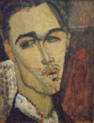 Portrait Of The Painter Celso Lagar — モディリアーニ