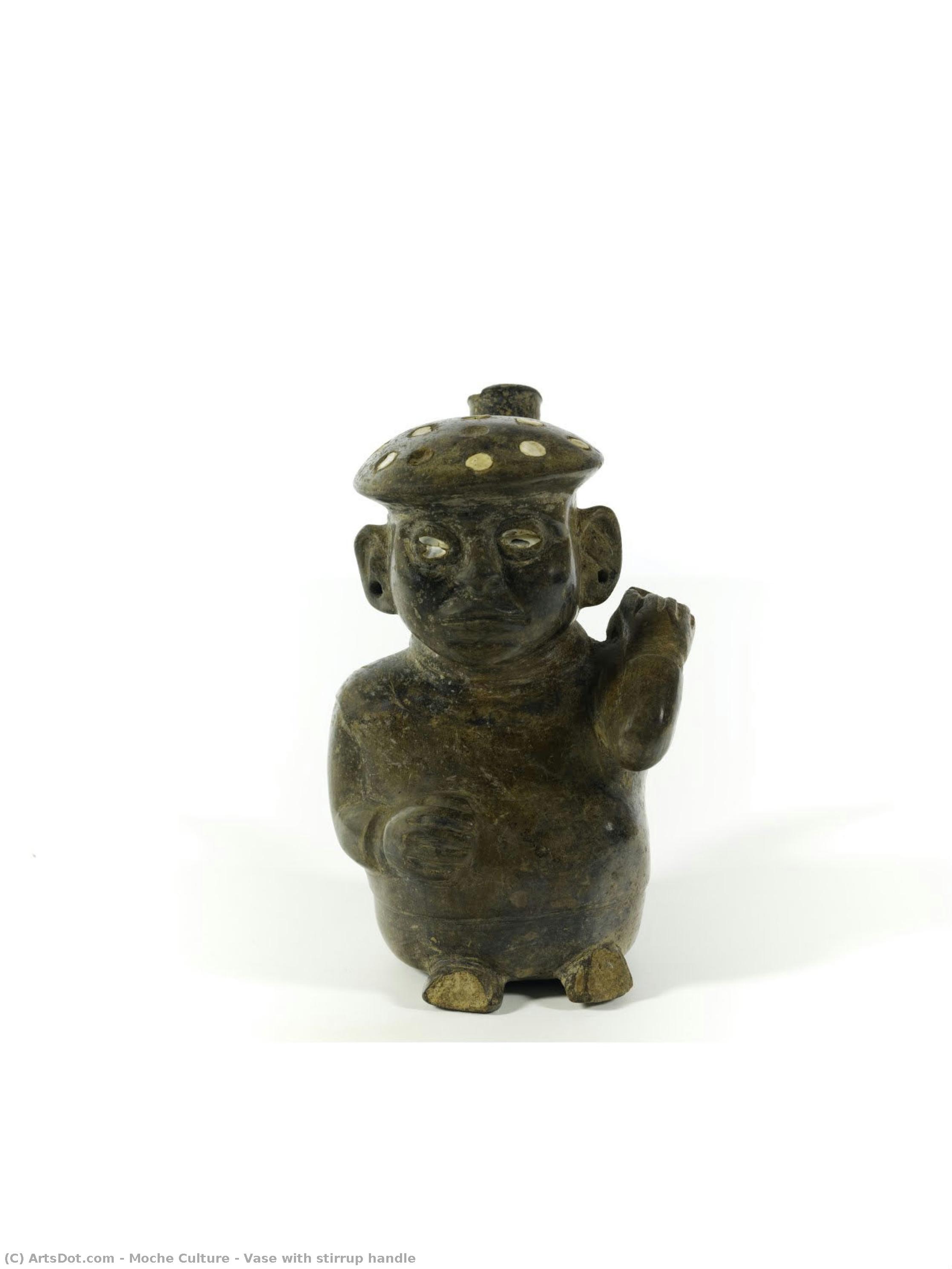 Vase With Stirrup Handle — Moke Kultura