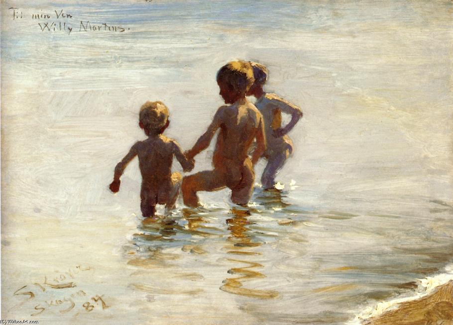 A Summer's Day At Skagen South Beach — Peder Severin Kroyer