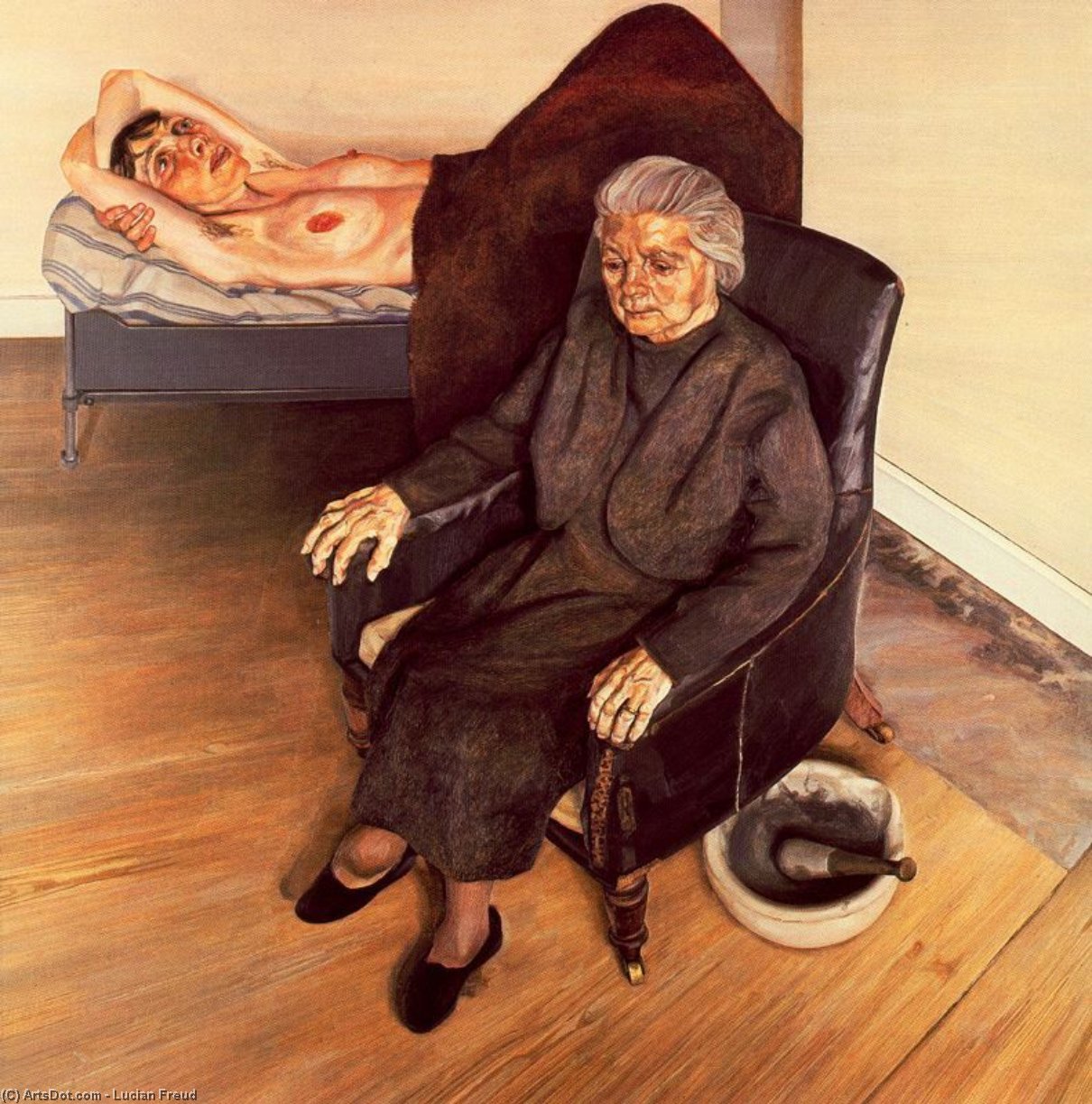 Large Interior, London W.9. — Lucian Freud