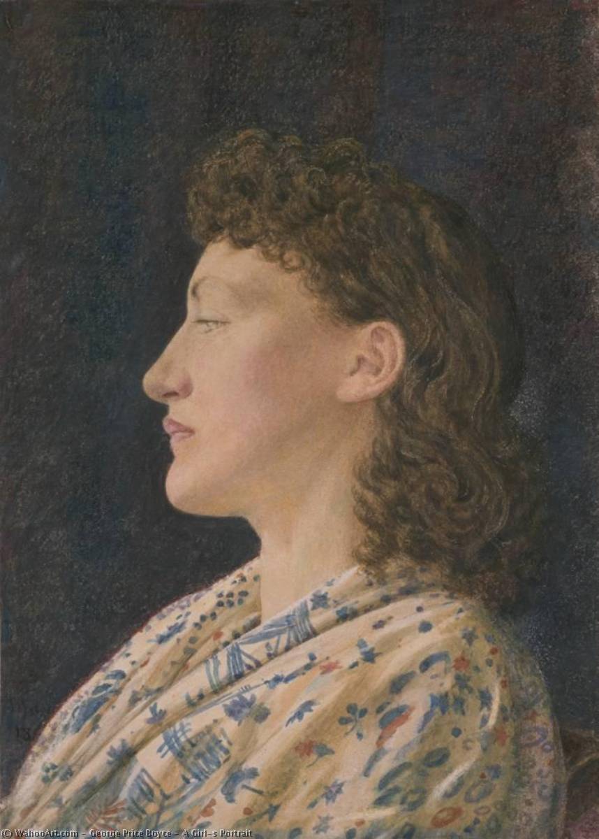 A Girl's Portrait — George Price Boyce