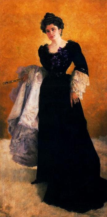 Portrait Of Carmen Morales De Arrieta — Ignacio Díaz Olano