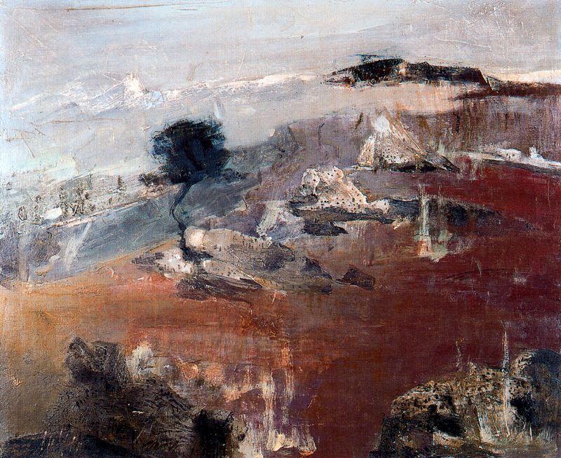 Paisaje Con Rocas — Francisco Gutiérrez Cossio (pancho Gutierrez Cossio)