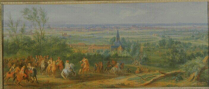 Le Siège De Lille En 1667 L'armée De Louis Xiv Au Prieuré De Fives Devant Lille — Adam Frans Van Der Meulen